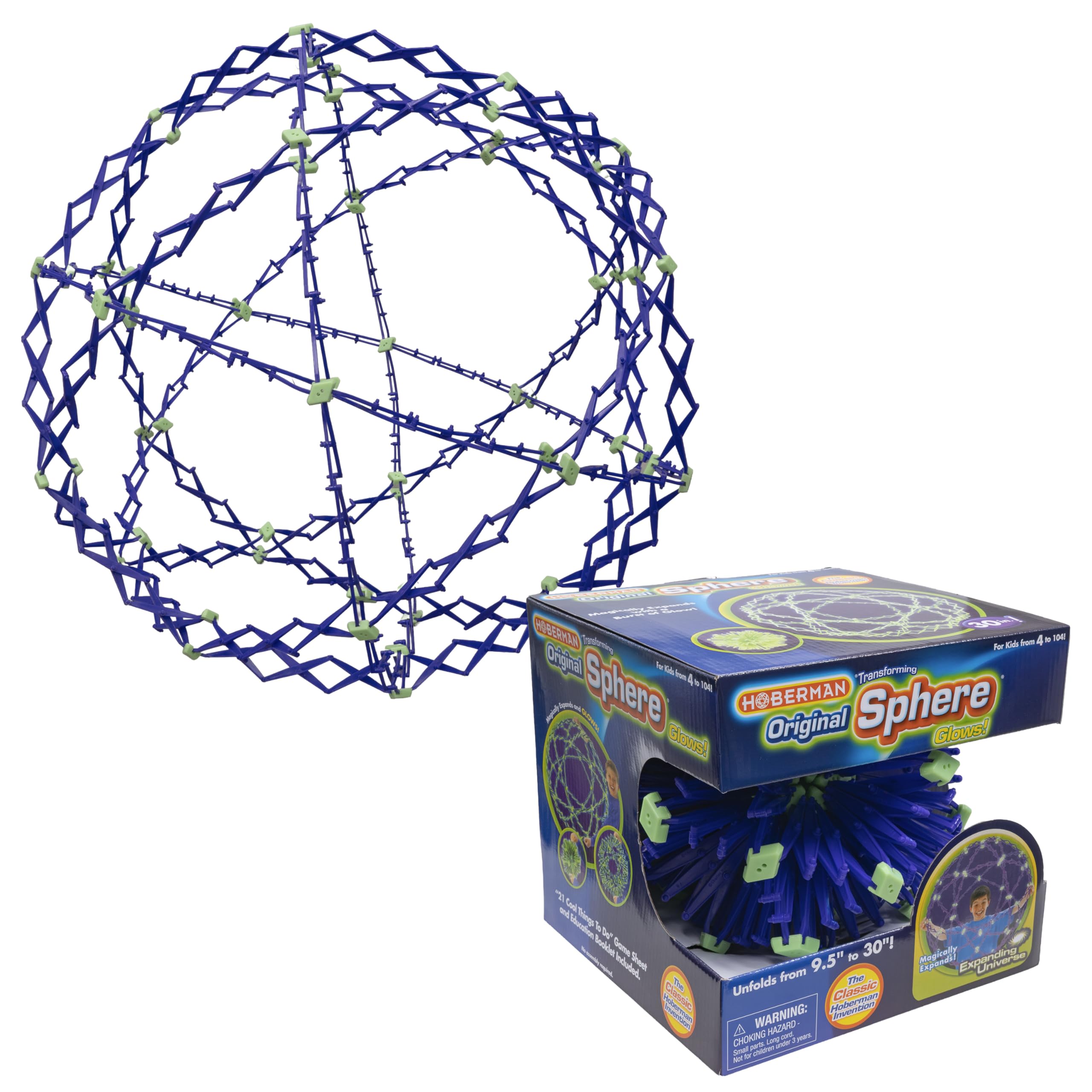 その他 (One Color) - Hoberman Mini Sphere Expanding Universe Glow Toy Hoberman Mini Sphere - Expanding Universe Glow by Hoberman